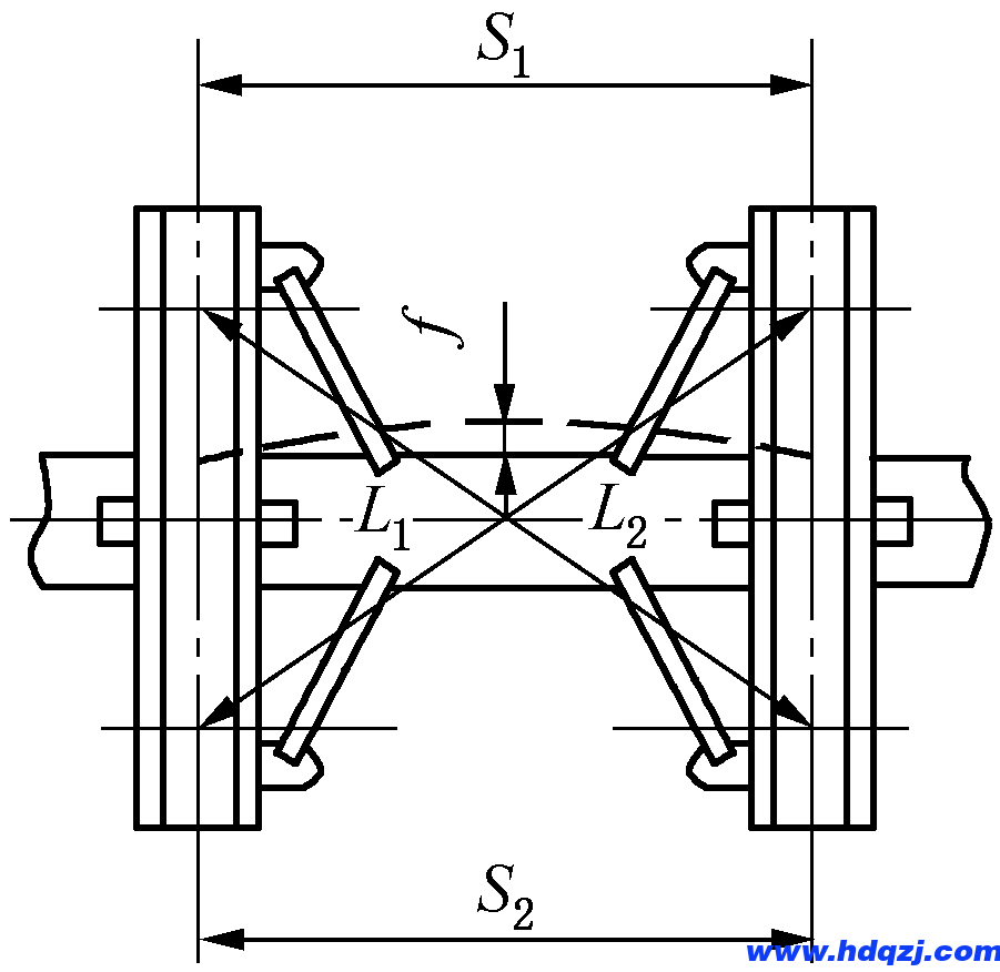 手動(dòng)單梁懸掛起重機(jī)安裝檢測(cè)示意圖2